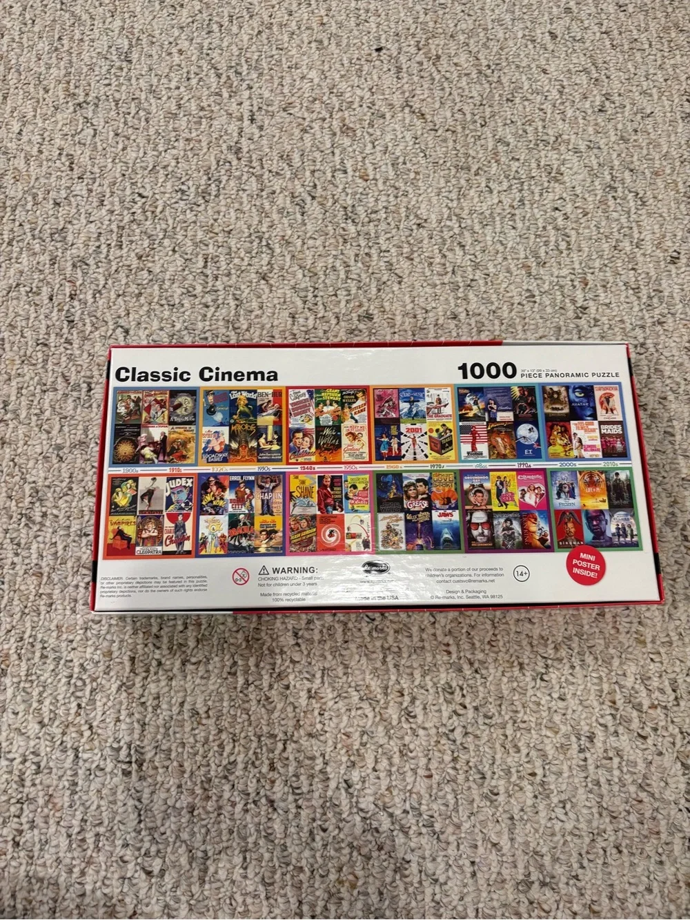 Panoramic Movie Puzzle (1,000 pieces)